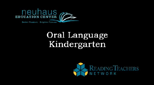 Oral Language - Naming - Colors and Shapes, Weather Unit - Kindergarten