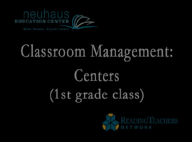 Classroom Management - Centers - First Grade Ms Bowman