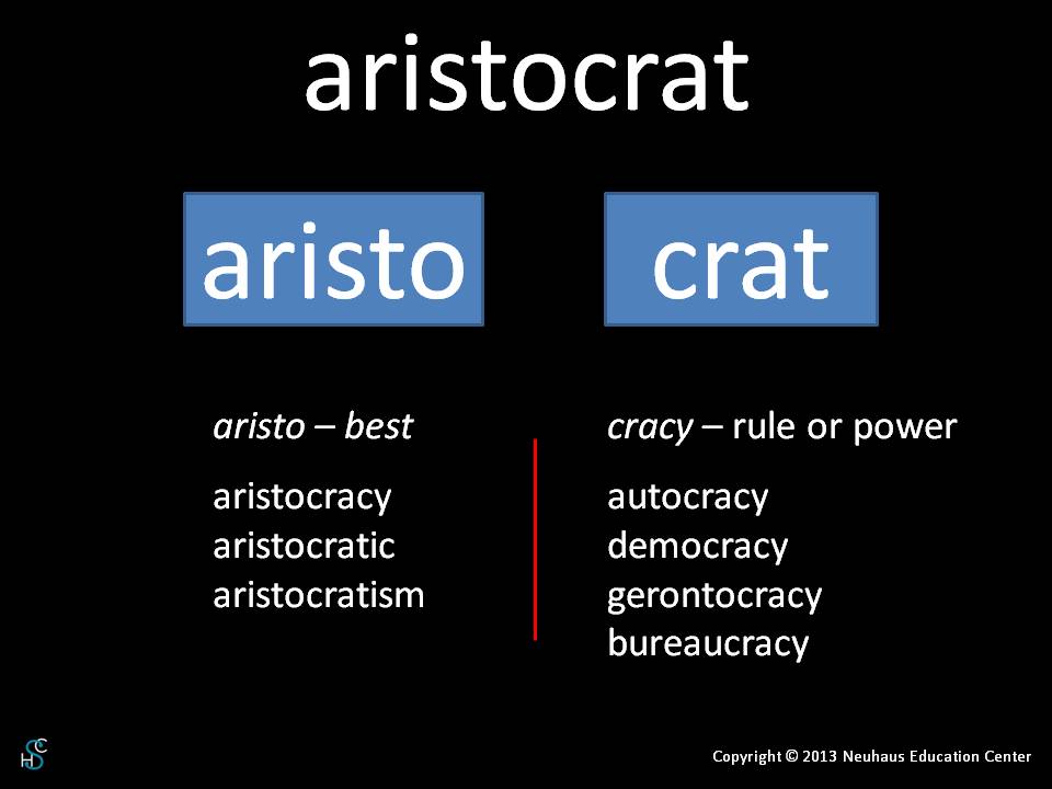 aristocrat - meaning