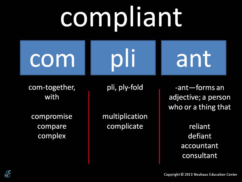 compliant - meaning